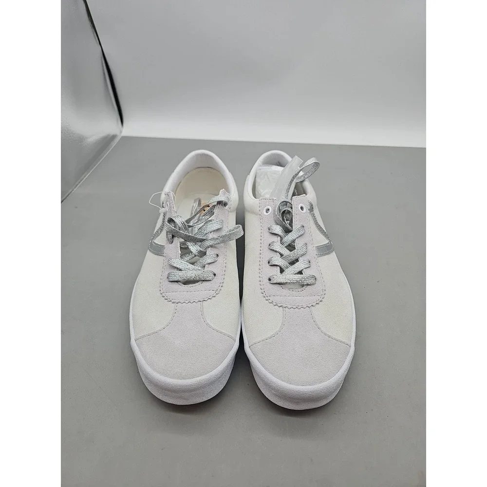 Vans‎ Sport Low High Shine Gray Blanc De Blanc Men's 9.5/Women's 11 Suede New